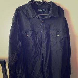 Faded Glory Vintage black button down